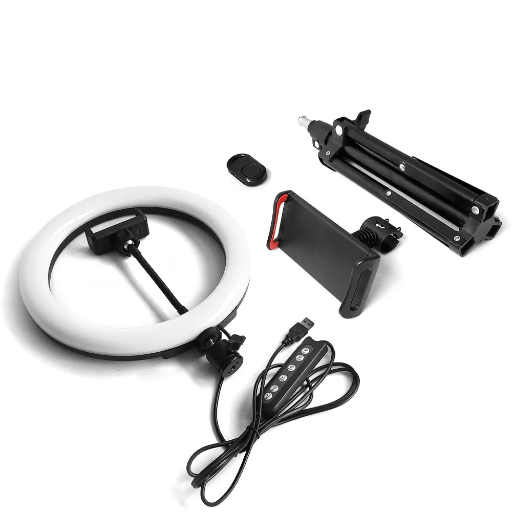 

RGB Lamp Ring Light with Tripod Beauty Ringlight For YouTuber Vlogger Live Stream Taking Selfie Video Photo on YouTube Tiktok