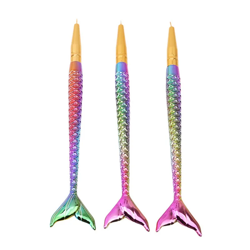 Ручка-кисть для рисования сделай сам Русалка Французская линия лайнер сетка