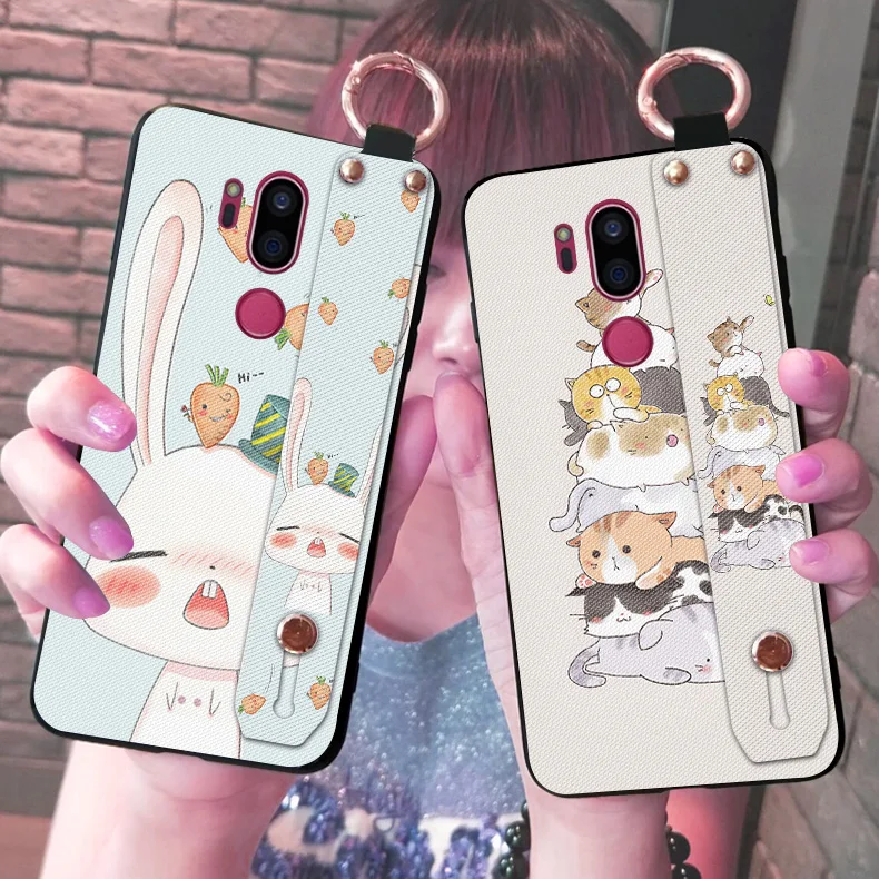 Женские чехлы для телефонов LG Magna G4C G4 G6 G7 ThinQ Модный чехол подставка с ремешком V20