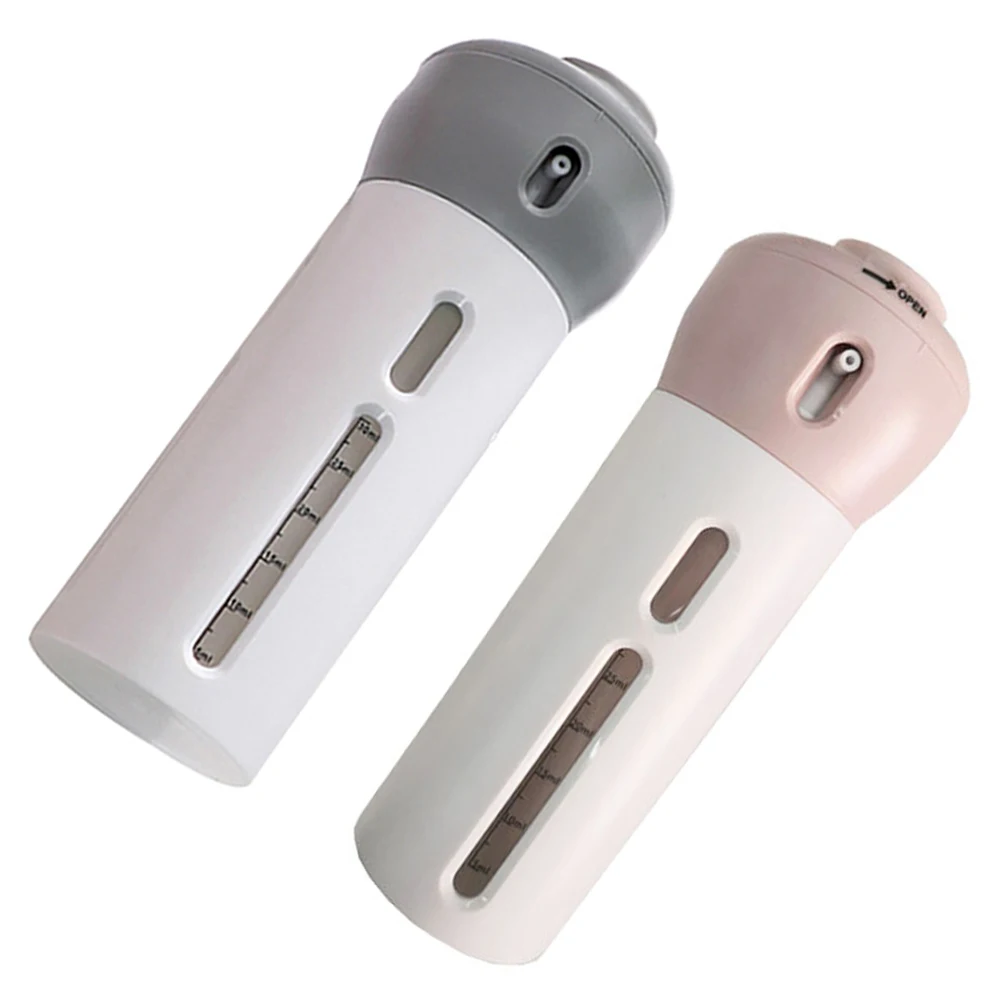 

Travel Dispenser 4In1 Travel Bottles Leak Proof Toiletries Sub-Bottle Portable Soap Refillable Sub-Bottle Press Container Empty