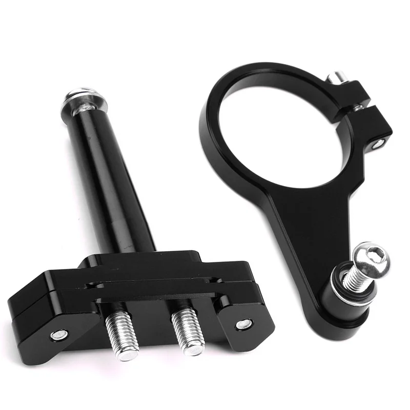 for Yamaha YZF R15 V3 2017-2019 Motorcycle Adjustable Steering Stabilizer Damper Bracket Mount Kit Base CNC Aluminum Accessories |