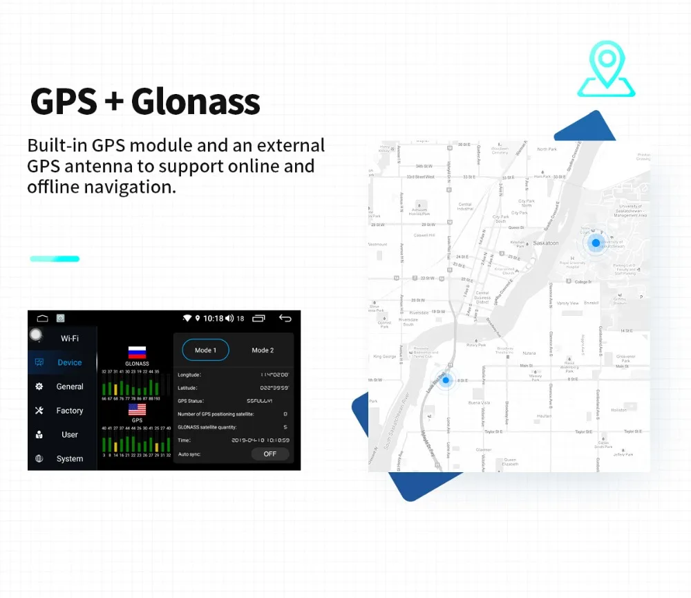 Радуясь Android 8,1 2 din Авторадио Стерео мультимедийный плеер gps Радио 10,1 ''ips HD экран головное устройство с DSP восьмиядерный 32 Гб rom