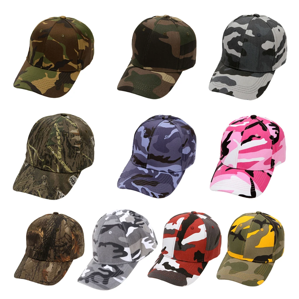 

Бейсболка унисекс, регулируемая, с камуфляжным принтом