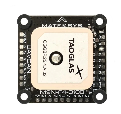 

30.5*30.5mm MATEKSYS GNSS M9N-F4-3100 NEO-M9N GPS Module with Magnetic Compass Support GLONASS Galileo for FPV RC Racing Drone