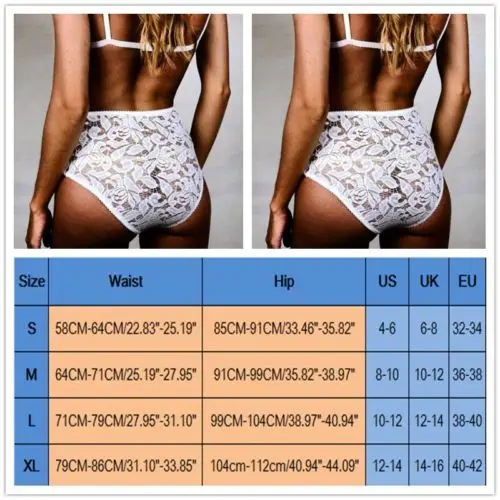 

New Womens Underwear Sexy Lingerie Knickers Thongs G-string Panties Lace Briefs Plus Size