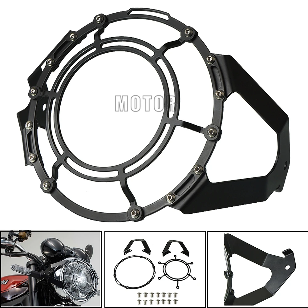 Сетчатая Маска для мотоциклетных фар Kawasaki Z900RS Z900 RS 2017 2018 2019 2020 защитная круглая