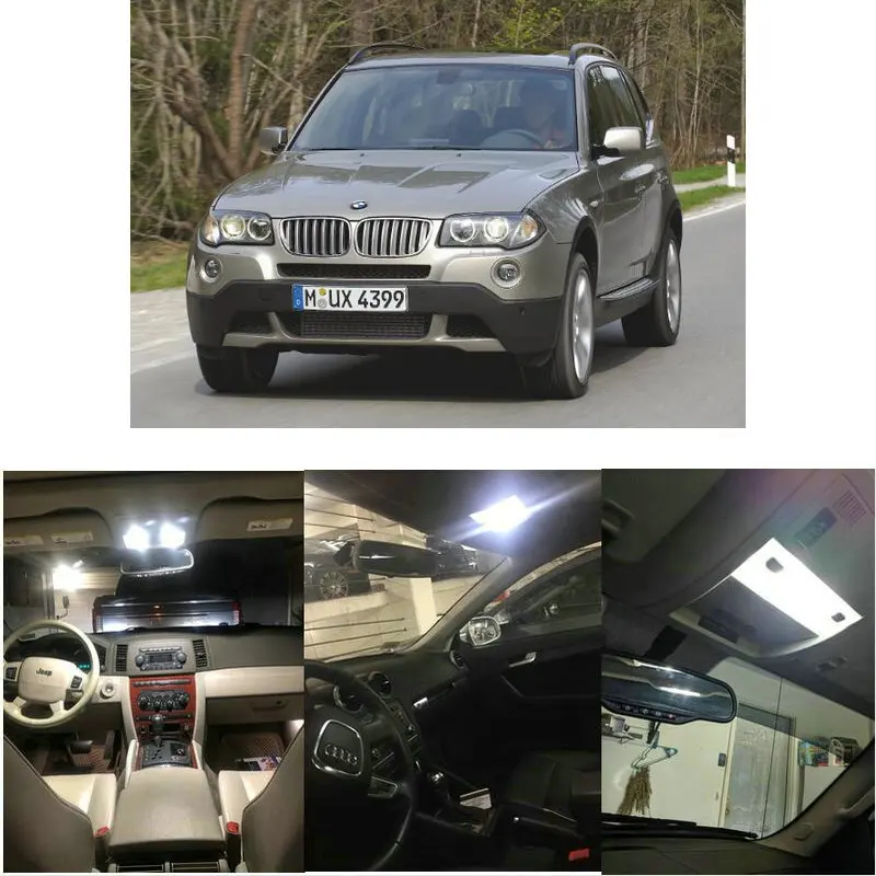 

18x LED interior lighting complete set For BMW X3 E83 reading light rear lights error free