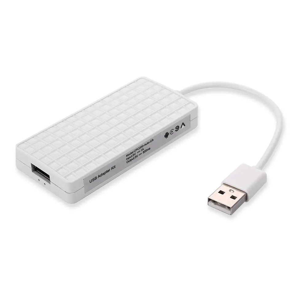 Серый Беспроводная смарт-ссылка для bluetooth Apple IOS CarPlay Dongle автомобильный Android Navigatie Carlinkit Speler Mini USB Carplay Stok Auto - Название цвета: Серый
