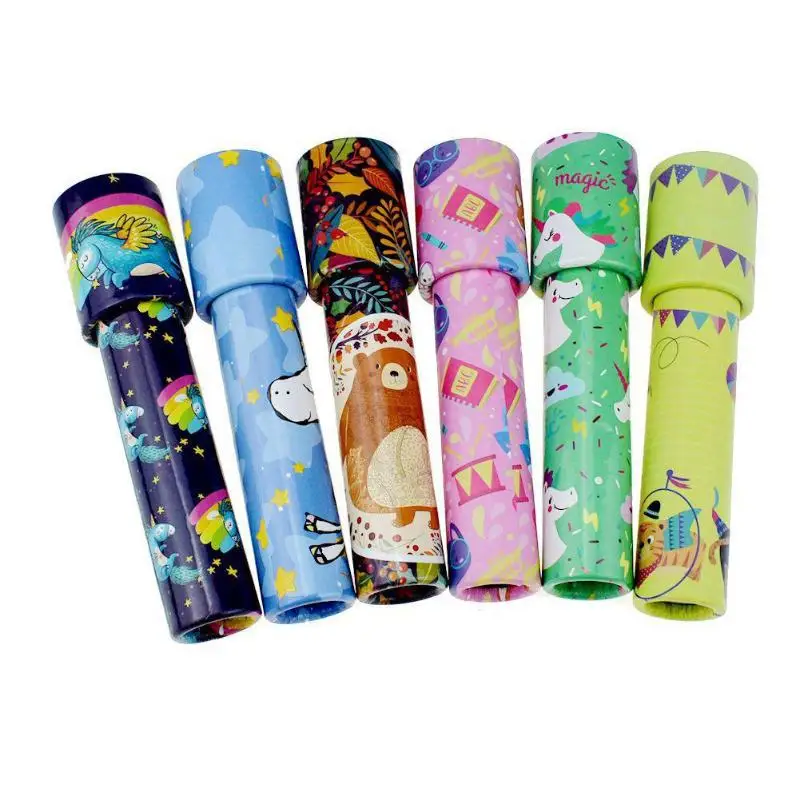 15/20cm Children Interactive Logical Montessori Rotating Unicorn Kaleidoscope Imaginative Cartoon Magic Classic Educational Toys | Игрушки и