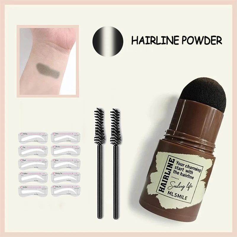 Новая ручка для ремонта теней Натуральный Порошок порошок волос пудра бровей