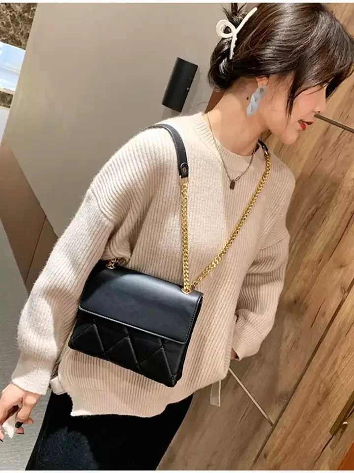 

Новинка 2021, маленькая Очаровательная сумка через плечо с цепочкой