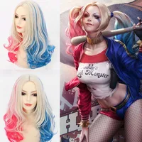 HOUYAN Girl with long curly hair, synthetic wig, heat-resistant fiber, girl for cosplay, daily natural cool style