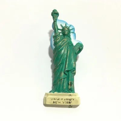 

Creative New York Tourist Souvenir Empire State Building Statue of Liberty Resin Fridge Magnet