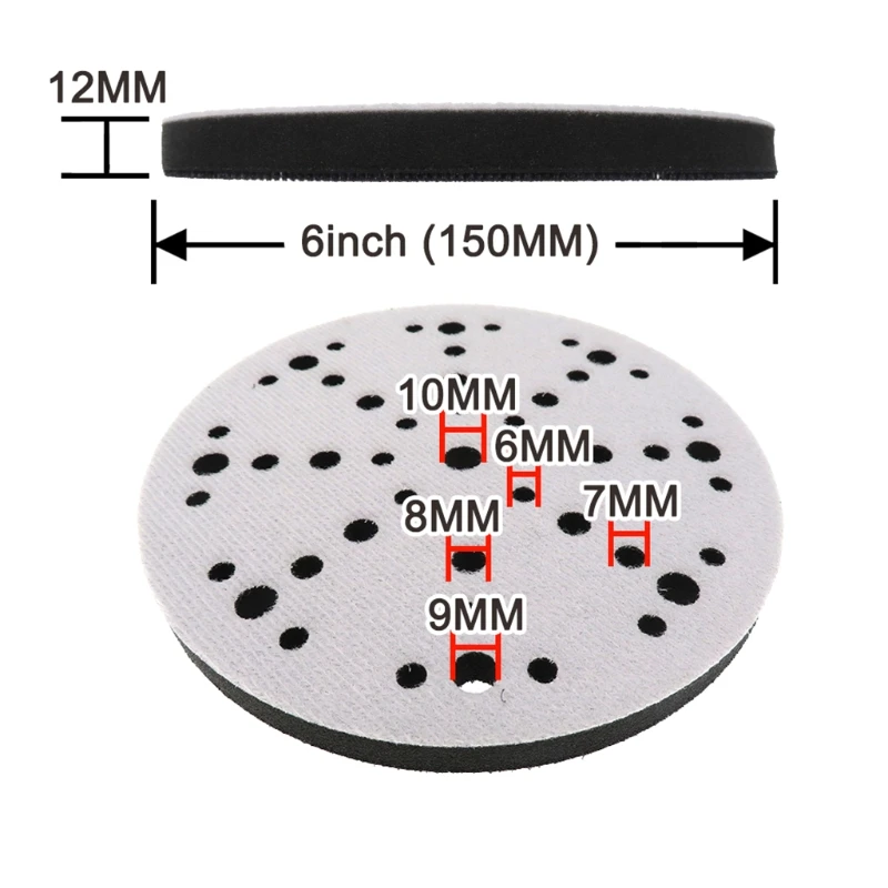 

2pcs/set Buffer Sponge for for Sanding Pads Buffering Pad Sponge Pad Polishing Hook and Loop Soft Sponge Cushion Drop Shipping