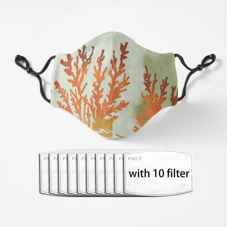 

Песчаник окаменелости унисекс, украшенная сияющими блестками смываемая маска для лица Для женщин мужские Регулируемые защитные маски Мног...