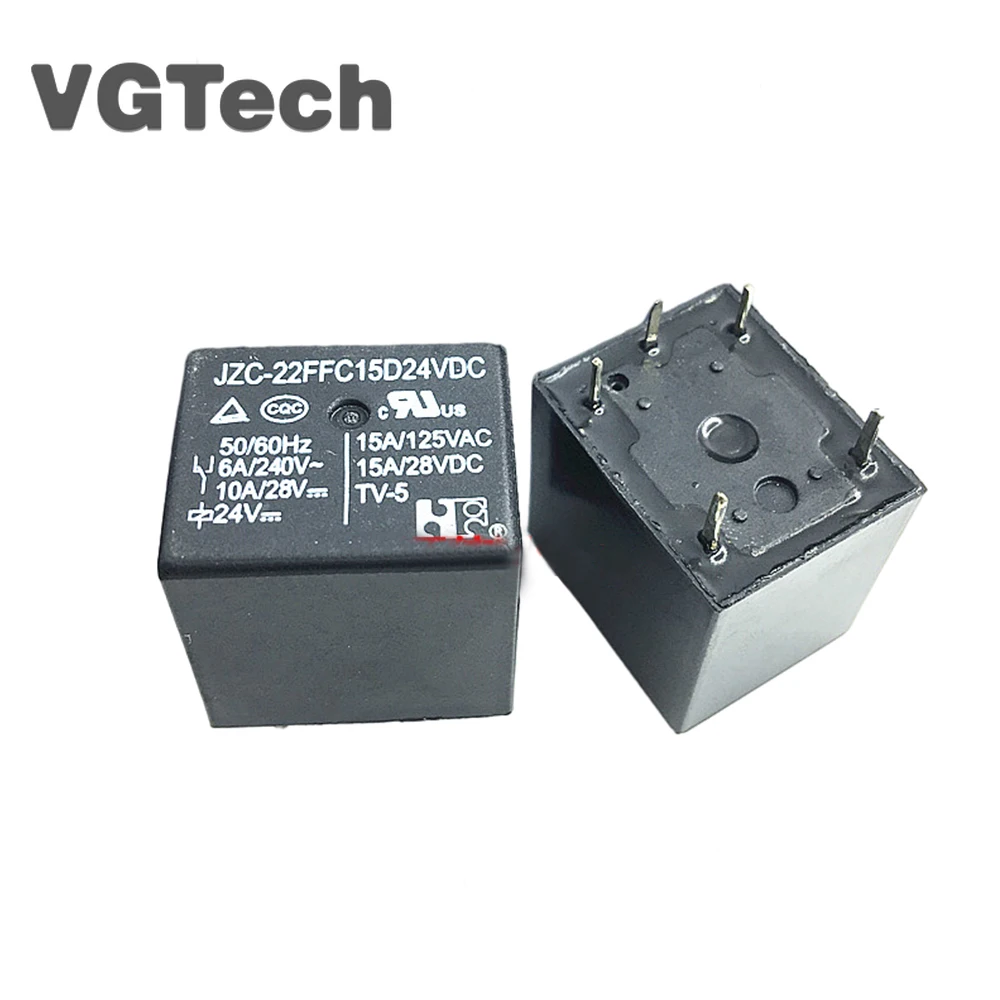 

5 шт./лот 100% оригинальное новое автомобильное реле JZC-22FFC15D12VDC JZC 22FFC15D12VDC 5pins 10A 12V 24V