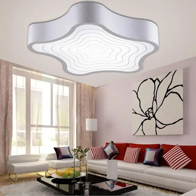 Современные потолочные светильники Sea star светодиодные лампы для гостиной 90 260 В