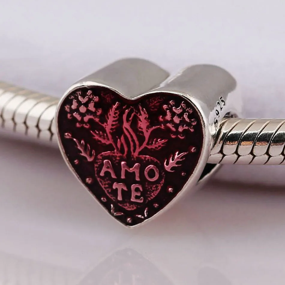 Аутентичные эмалированные бусины S925 бриллианты подходят для женского браслета