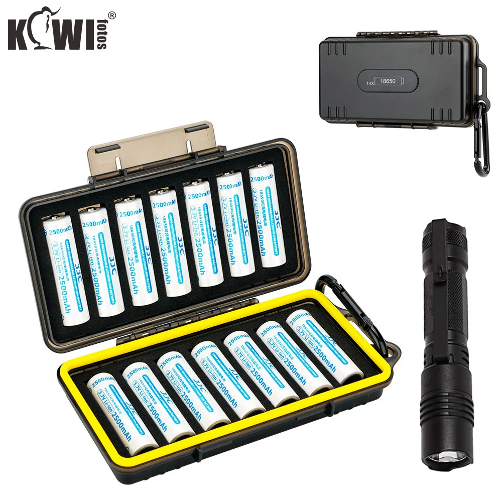 Водонепроницаемый чехол для аккумулятора 14 х1865 0 органайзер фонарика 18650