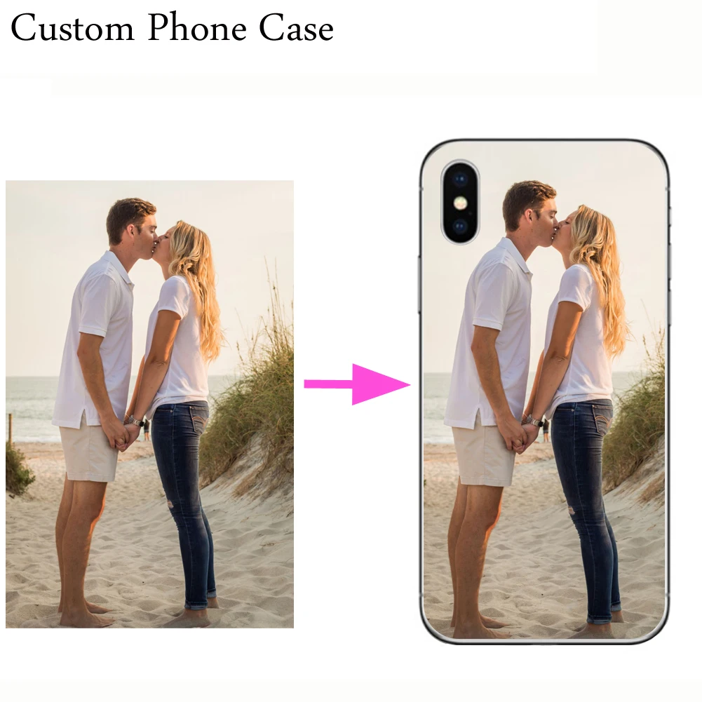 

DIY Custom Design Soft TPU Phone Cases For iPhone 13 12 11 X 8 7 6 6S Plus XR XS Pro Max 5 5S SE 2020 Mini Photo Cover