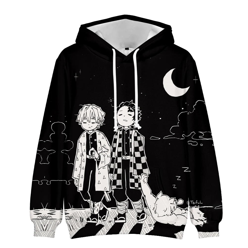 

Kimetsu no Yaiba3D tie-dye hoodie men's and women's sweatshirt tops 3D fall Demon Slayer comic boys and girls casual pullover