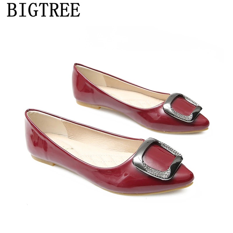 Блестящие туфли Туфли на плоской подошве со стразами Женские Черные