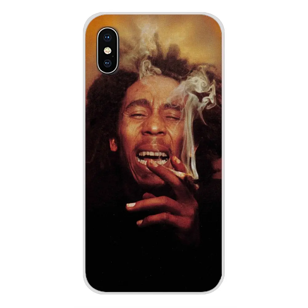 Прозрачные чехлы из ТПУ для sony Xperia Z Z1 Z2 Z3 Z5 compact M2 M4 M5 E3 T3 XA huawei mate 7 8 Y3II Bob Marleys раста
