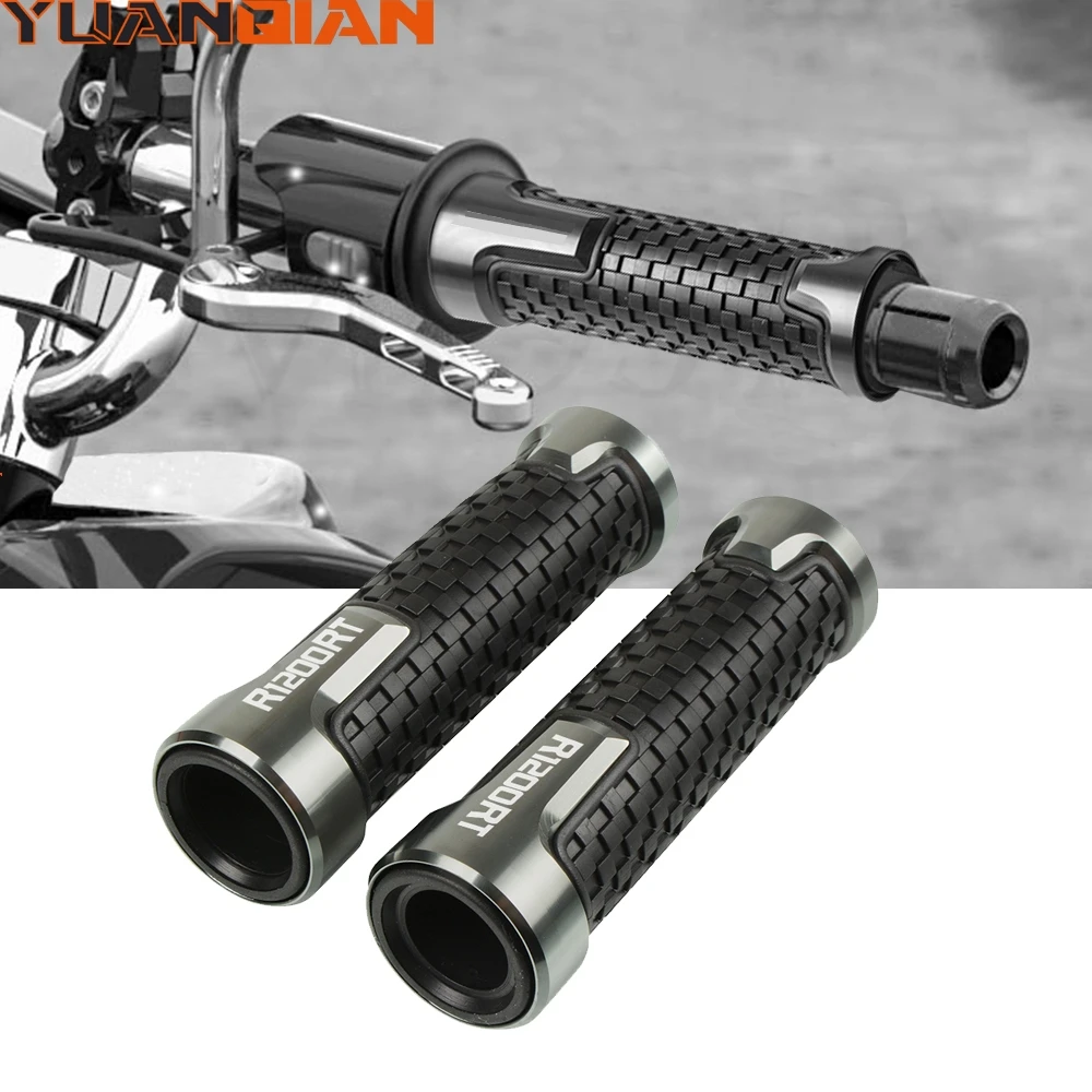 

Hot sale 7/8''22mm For BMW R1200RT Universal Motorcycle Cnc Aluminum Rubber Hand Grip Bar handlebar grip