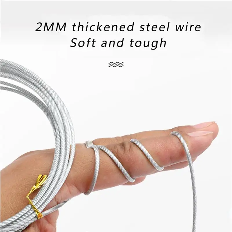 

5/10pcs Fish Lock Buckle Set Portable Stainless Steel Wire Live Fish Holder Buckle Kit Tackle Tool Fishing Accessories