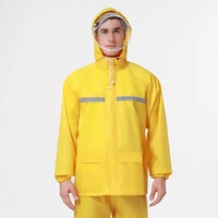 travel waterproof pants raincoat jacket adult set outdoor raincoat with pants plastic capa de chuva moto rider rainsuit 60yy
