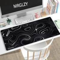 personalized fabric art mouse pad office mats black big carpet gaming accessories rubber mouse mat mousepad for computer table