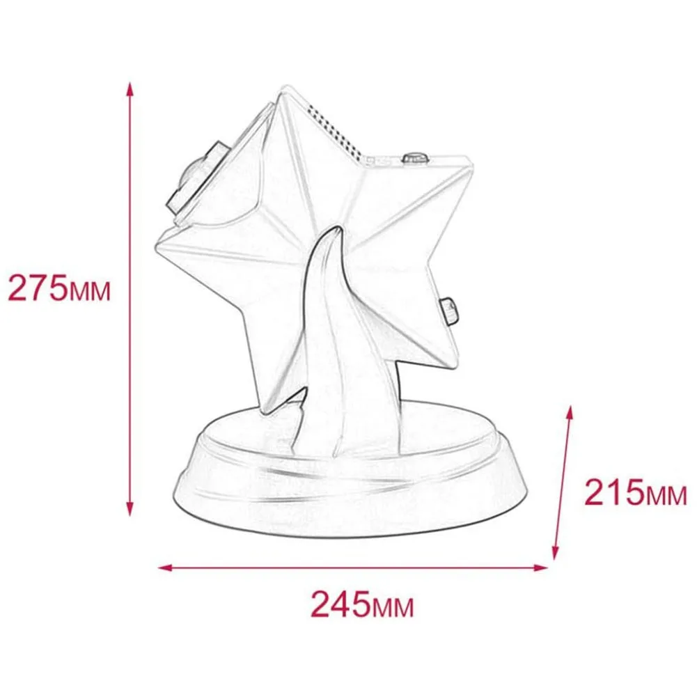 

Durable Romantic Starry Sky Projector Light Multi-functional Classic Practical 270 Rotation Star Night Lamp for Bedroom