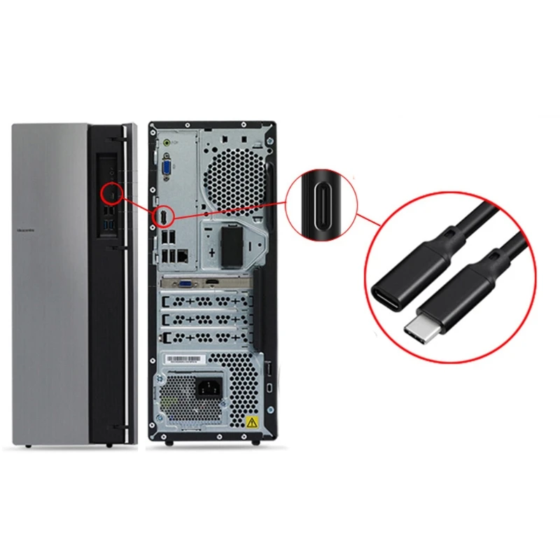 Удлинительный кабель PD 5A USB 100 Type-C Вт 4K 60 Гц 10 Гбит/с | Компьютеры и офис