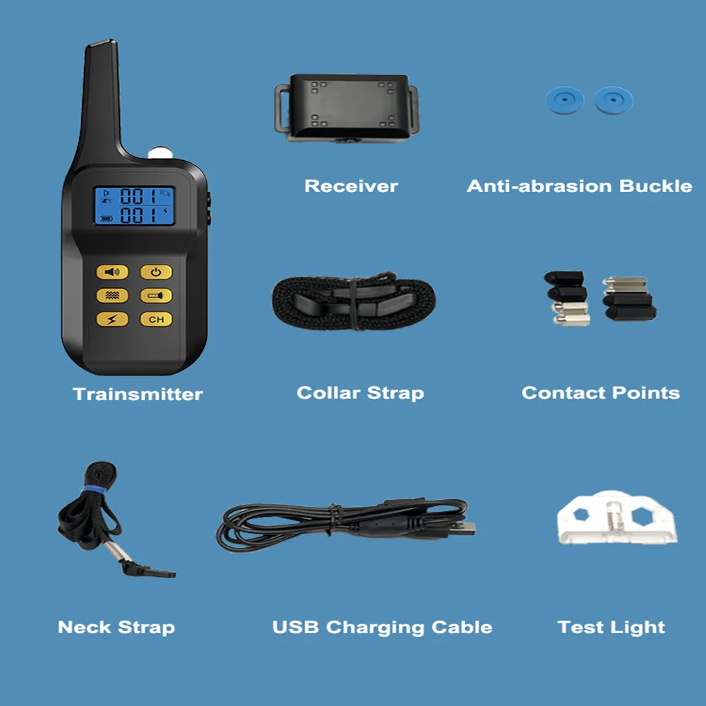 Тренировочный ошейник для собак T720 водонепроницаемый с дистанционным