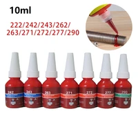 10ml threadlocker 222242243262263271277290 high strength sealing screw locking glue anaerobic adhesive
