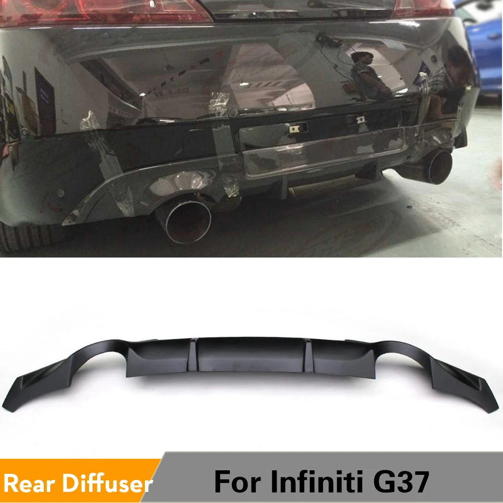 

Автомобильный диффузор для заднего бампера, спойлер для Infiniti G37 Standard и Sport 2Door 2009 - 2013 не подходит для США, автомобиля FRP, черный