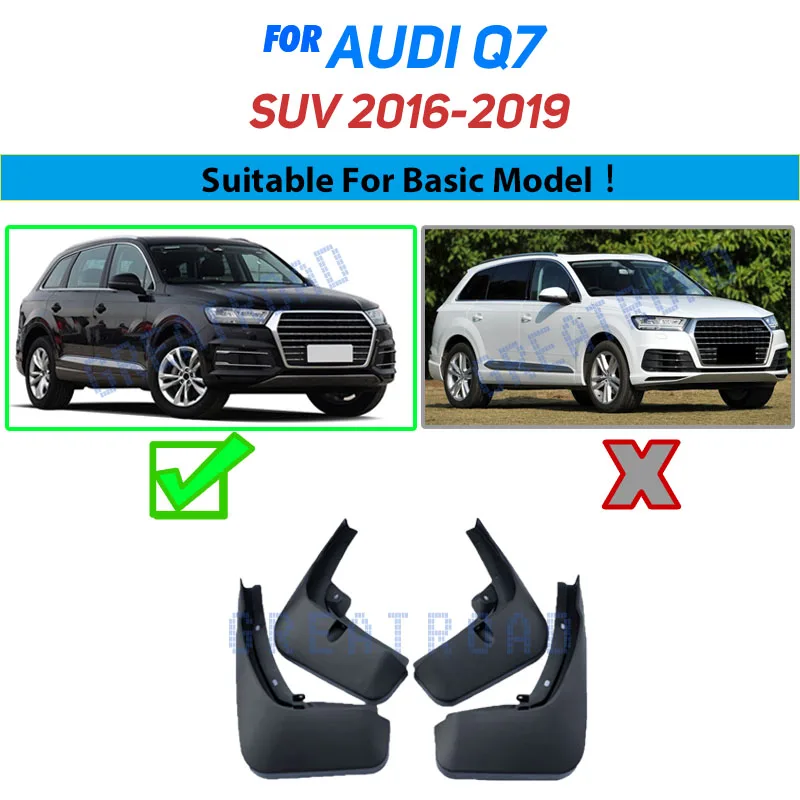 

4 шт., передние и задние щитки для Audi Q7 2016 2017 2018 S