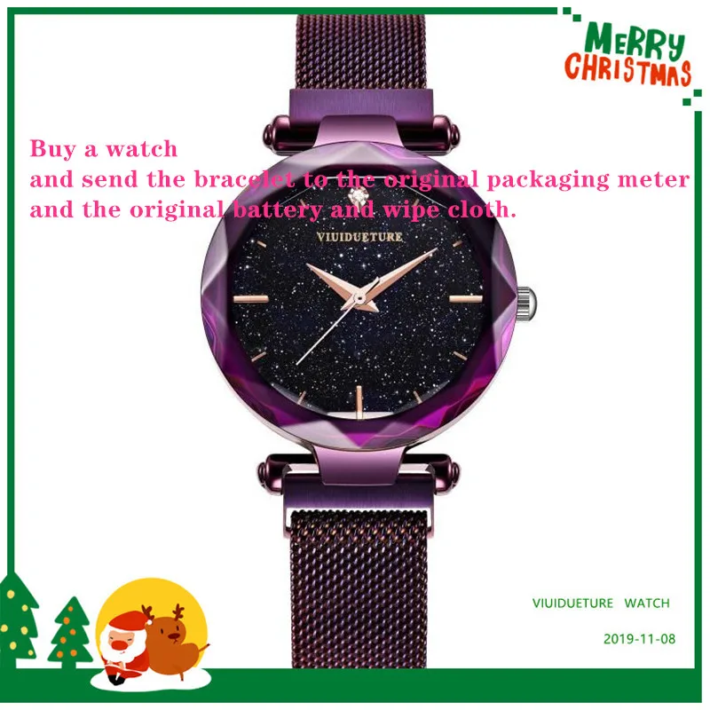 Новые модные черные часы из нержавеющей стали с женскими часами повседневные