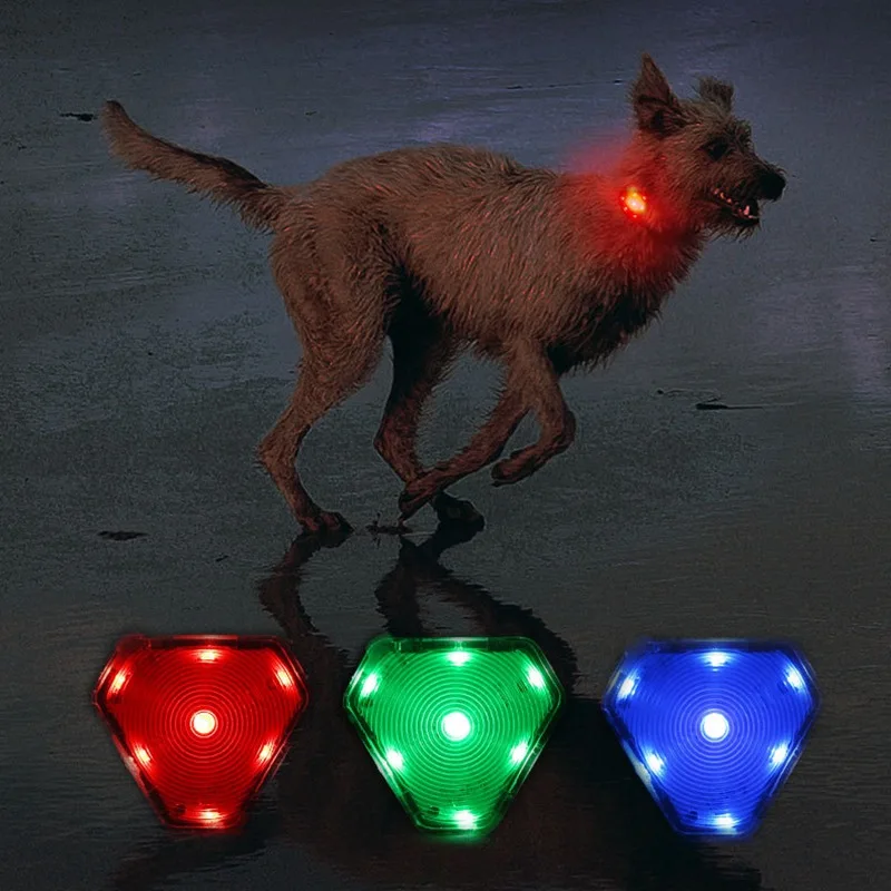 

USB Перезаряжаемый собачий ошейник, светящийся кулон, яркие Ошейники со светодиодной подсветкой, колье для собак, аксессуары