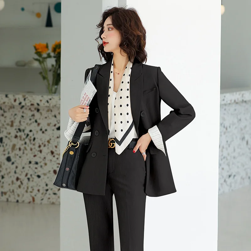 Женский профессиональный костюм повседневный пиджак в британском стиле для