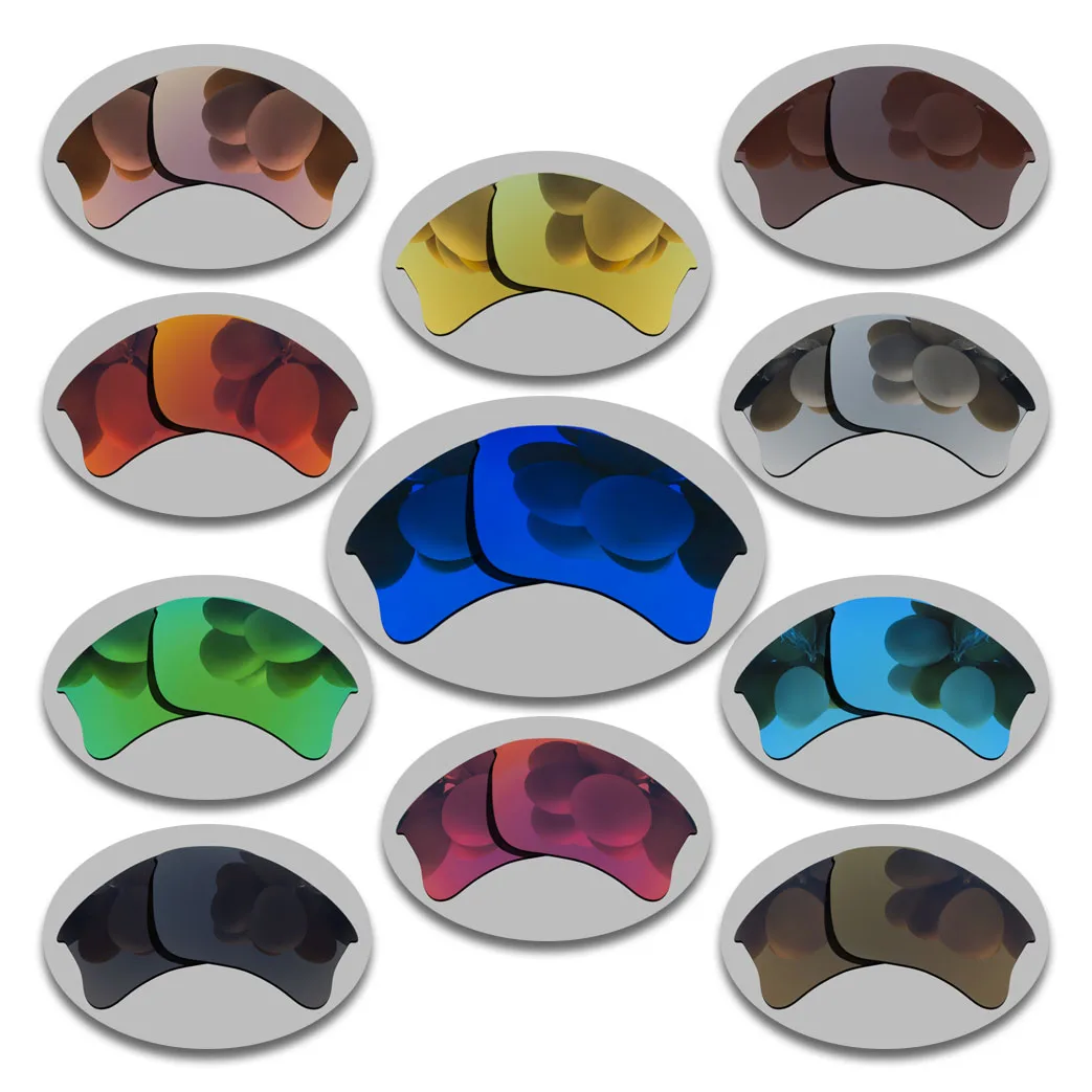 Поляризованные Сменные линзы с зеркальным покрытием для-Oakley Flak Jacket XLJ Frame Multi-Colors |