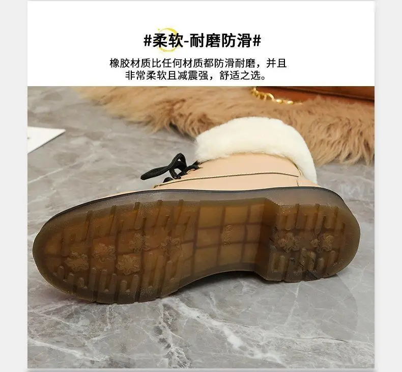 

Timalina Women Ankle Boot Warm Plush Winter Shoes For Woman Boots Ladies Boot Women Snow Boots Winter Shoes Height Increasing