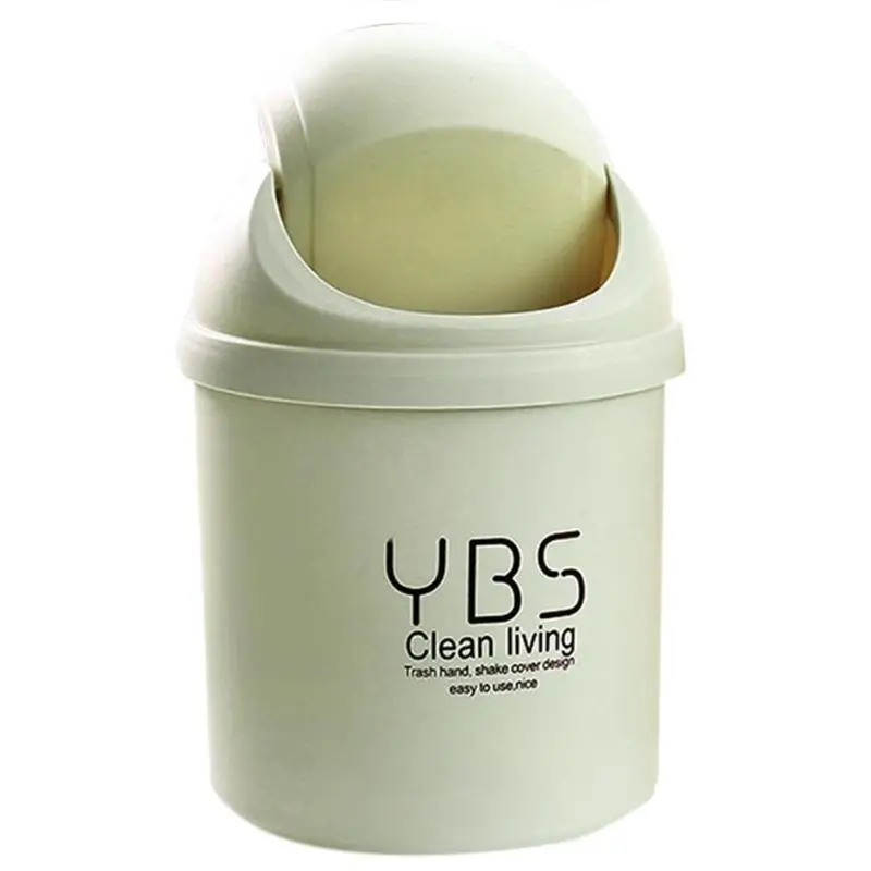 Мини-мусорная корзина крошечная мусорная настольная для мусора с крышкой