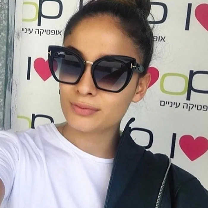 Очки солнцезащитные женские квадратные брендовые дизайнерские градиентные