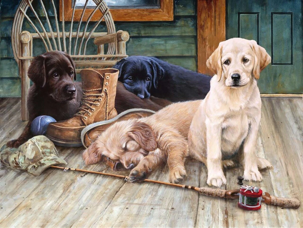 

Jmine Div 5D Labrador Dog Shoe Full Diamond Painting cross stitch kits art High Quality Animal 3D paint by diamonds