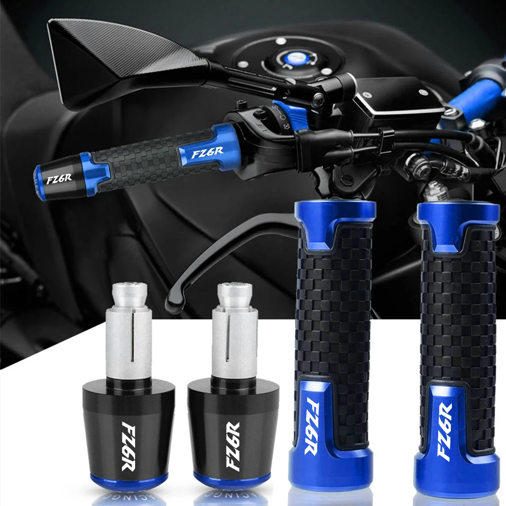 

Мотоциклетные ручки 7/8 дюйма 22 мм, рулевые захваты, заглушки захвата, заглушки для YAMAHA FZ6R FZ6 R 2009-2021 2012 2013 2014 2015 2016