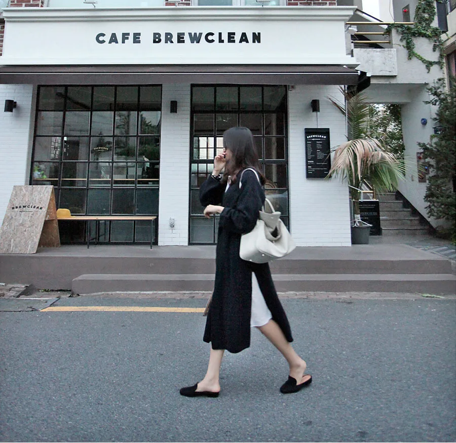 Autumn Winter Women's Cardigan Simple Belt Female New Fashion Long Coat Loose Type Wool Knitted Cardigan Female Outwear