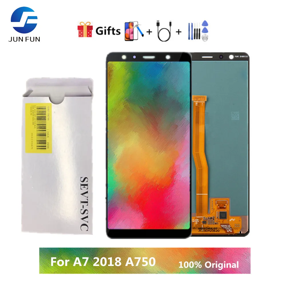 ЖК дисплей 6 0 ''для Samsung A750 с сенсорным экраном и дигитайзером для Galaxy A7 2018 A750F SM