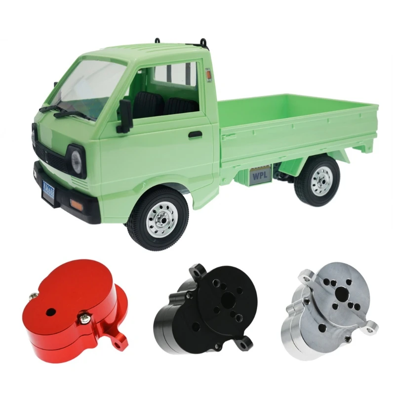 

RC Gear Box Aluminum Alloy Gear Box RC Accessory Stainless Steel RC Car Parts Compatible with WPL D-12 D12 Durbale