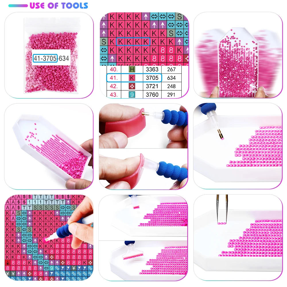 

AZQSD 5D DIY Diamond Embroidery Map Mosaic Home Decoration Diamond Painting Scenery Handmade Gift Picture Of Rhinestones